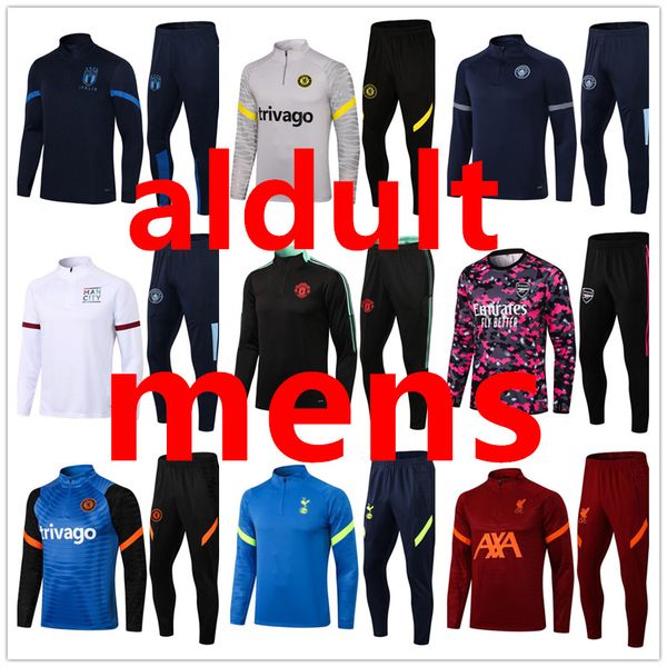 

liverpool; chelsea; arsenal; tottenham; manchester united city; soccer tracksuit chandal futbol jogging football training 2122 men mens jack, Black