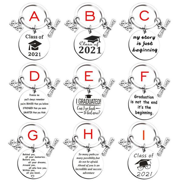 

party favor 2021 graduation ceremony key chains certificate souvenir bachelor hat class badge