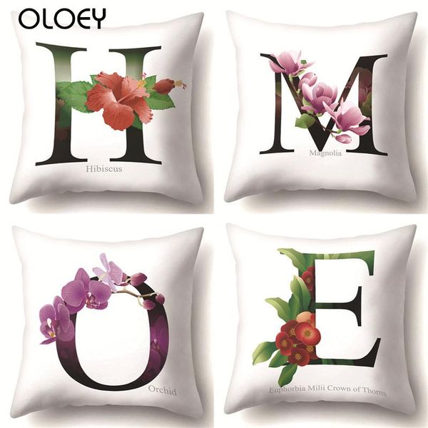 

letter pattern polyester soft pillowcase, 45x45cm, family bedroom decoration, l decoration pillowcase, classic pillowcase . pillow case
