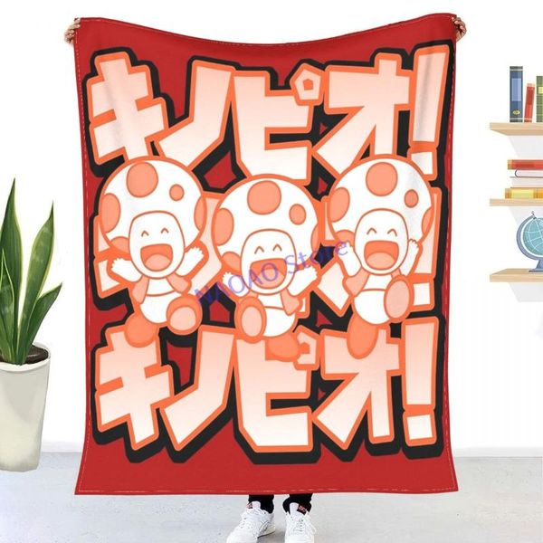 

blankets kawaii toads throw blanket sheets on the bed, sofa, decorative lattice bedspreads, sofa covers