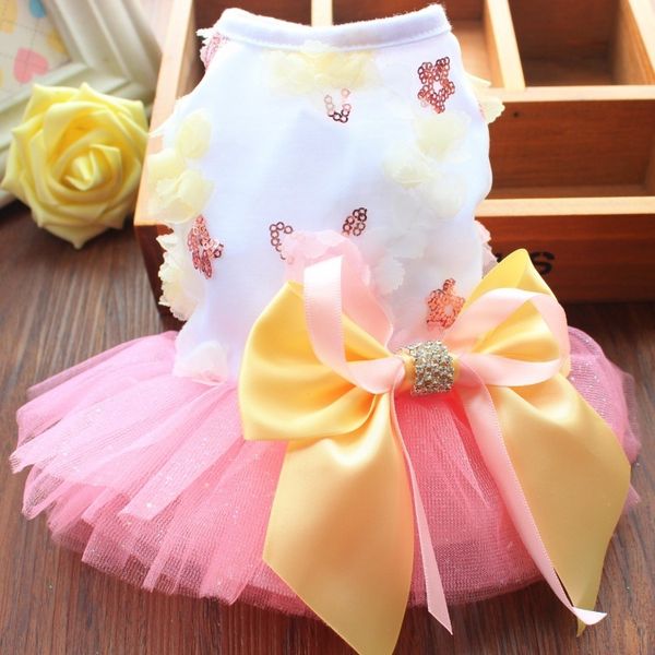 

dog skirt princs teddy summer dog cloth pet poodle cat