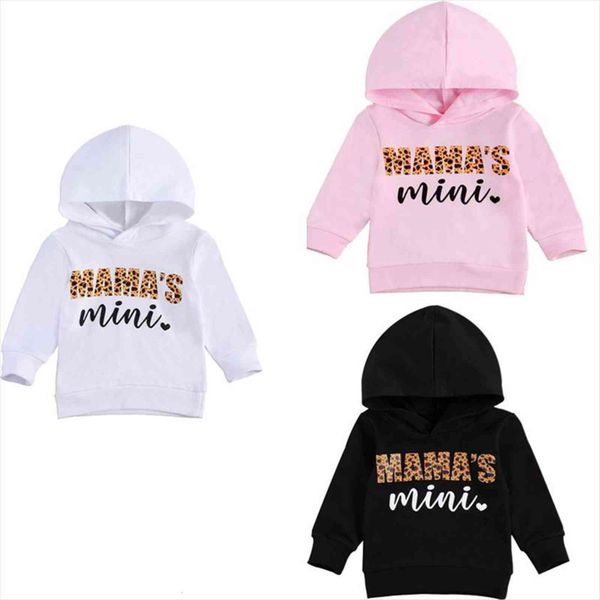 

autumn kid baby girls boys hooded fall shirt long sleeve casual elastic warm letters blouse spring clothes, Black