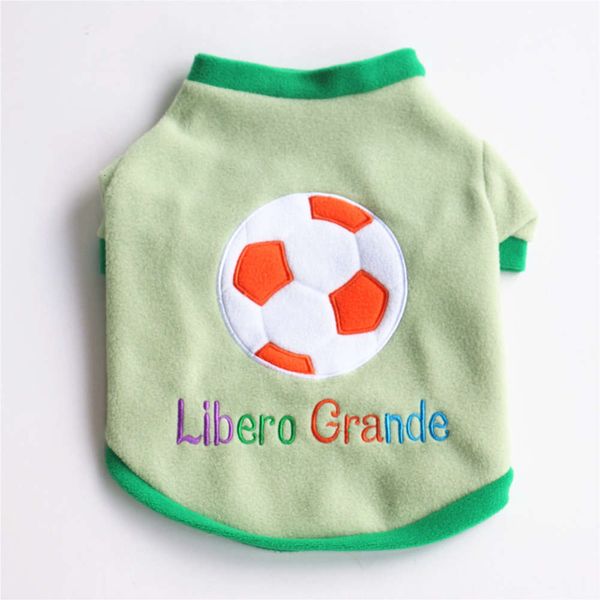 

pet dog clothing embroidered fleece warm cloth give back special price