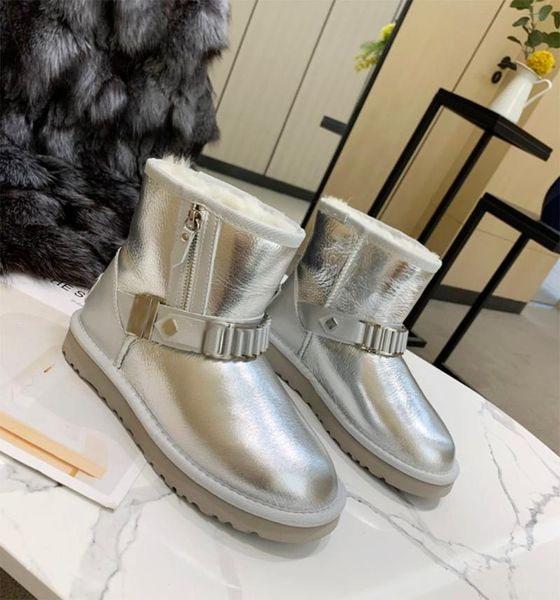 

boots 2021 women's fur all-in-one exquisite warm snow, Black