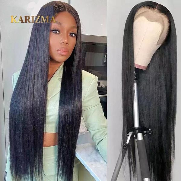 

lace wigs glueless straight front wig 13x4 human hair for black women transparent frontal remy, Black;brown