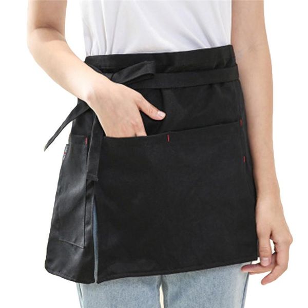 

kitchen cooking aprons work dining half-length long waist apron catering chefs l waiters uniform essential supplies