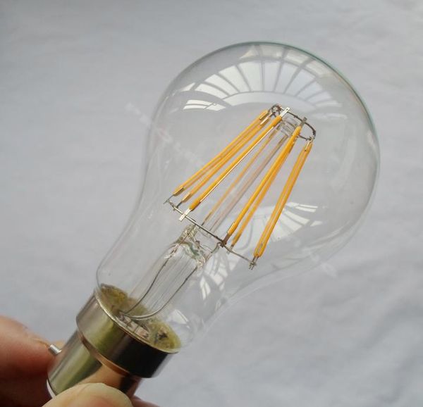

bulbs manufacturer 50 pack 8w led glass bulb filament a60 a19 b22 bayonet cob retro edision warm white cold