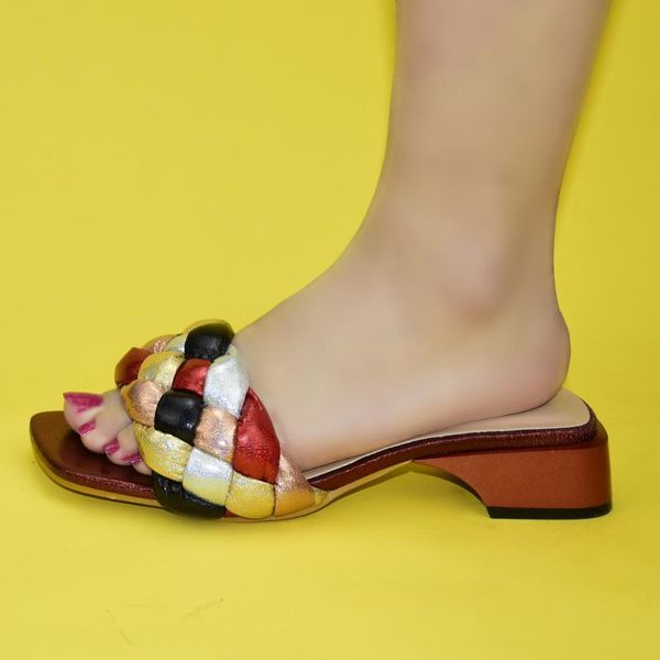 

lovely wine women soft shoes for party lower heels elegant shoes summer sandals woman african wedding 37-43 d212-15, Black