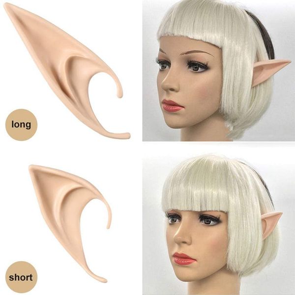 10 paia di articoli per feste carino Halloween che si illumina al buio Fata Cosplay Anime False orecchie da elfo Puntelli Costume da folletto Decorazione di Pasqua Regali cosplay di Natale