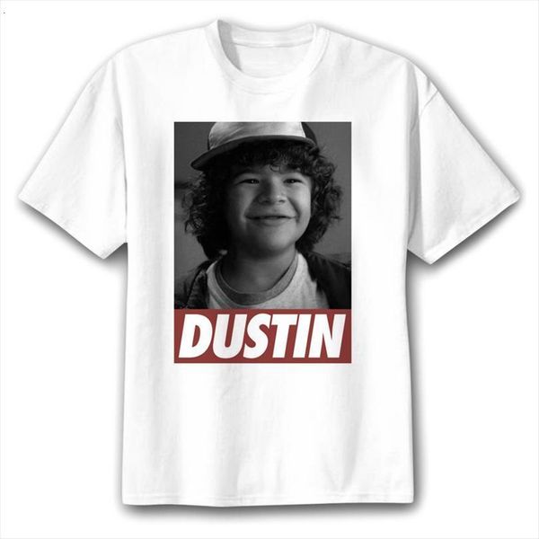 

stranger things dustin eleven men t shirt kids tee hawkins summer, White;black