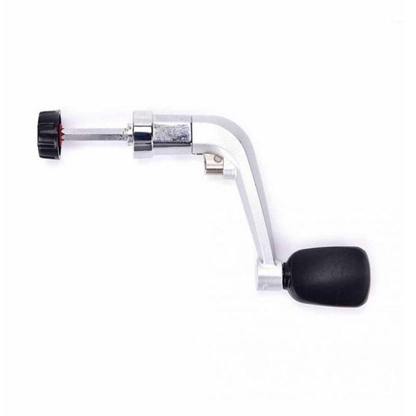 

baitcasting reels 1 pcs foldable rocker metal rotating fishing reel handle suitable 1000-7000 round wooden knob tackle