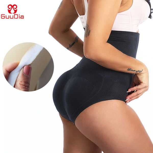 Damen Butt Lifter Shapewear Bauchkontrolle Bodyfit Höschen Taillentrainer Body Shaper Gepolsterter Booty Enhancer Bauch schlanker