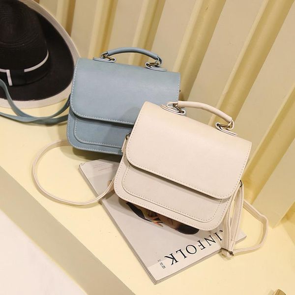 

shoulder bags 2021 women's crossbody bag korean fashion wild trend solid color ladies small square