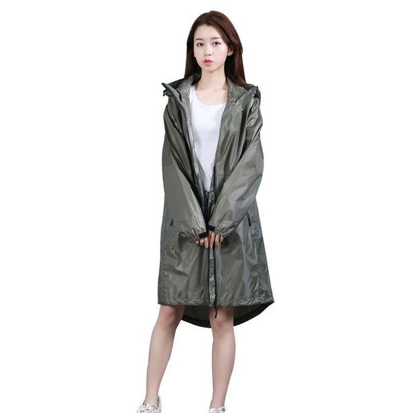 

fashion women ladies men waterproof rain coat breathable long raincoats portable hooded raincoat wit jllemo