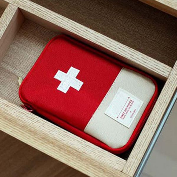 

portable storage bag first aid emergency medicine bag outdoor pill survival organizer emergency package travel m2