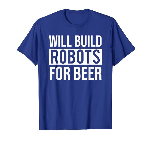 

funny mechanical engineering robots beer robotics t-shirt, White;black