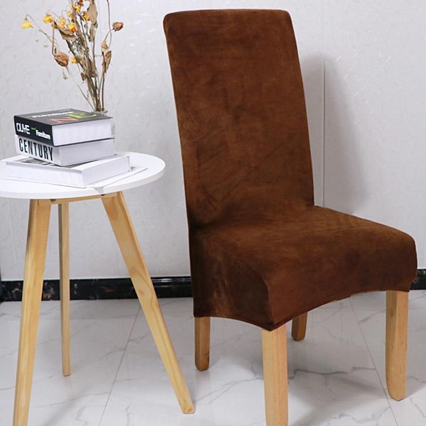 

size chair covers spandex solid color dining anti-dirty stretch cover kitchen