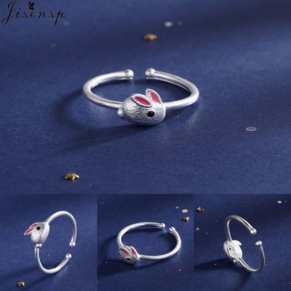 

wedding rings jisensp korean fashion cute knuckle lovely animal adjustable open ring jewelry for women valentine gift, Slivery;golden