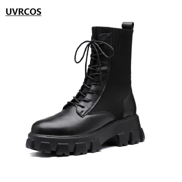 

boots the thick with winter sweater, Black