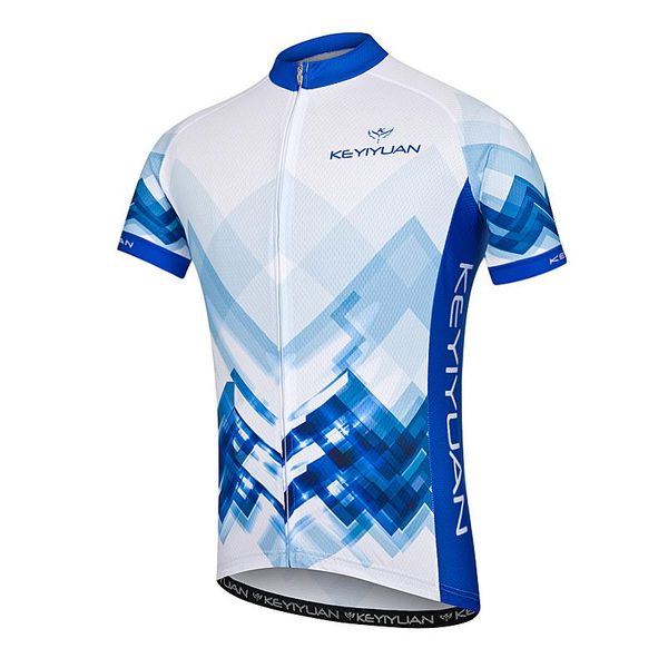 

racing jackets keyiyuan cycling jersey men's short sleeved sports bike clothing fashion breathable camisa mtb masculina, Black;red