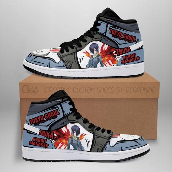 

touka kirishima sneakers custom tokyo ghoul anime shoes