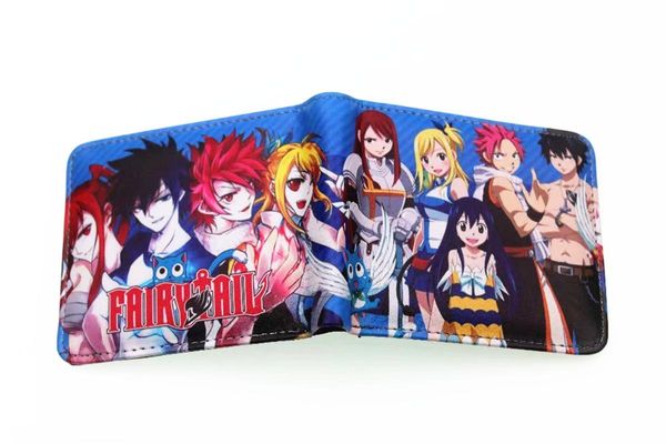 

wallets fairy tail men women pu wallet coin purse id/ holder, Red;black