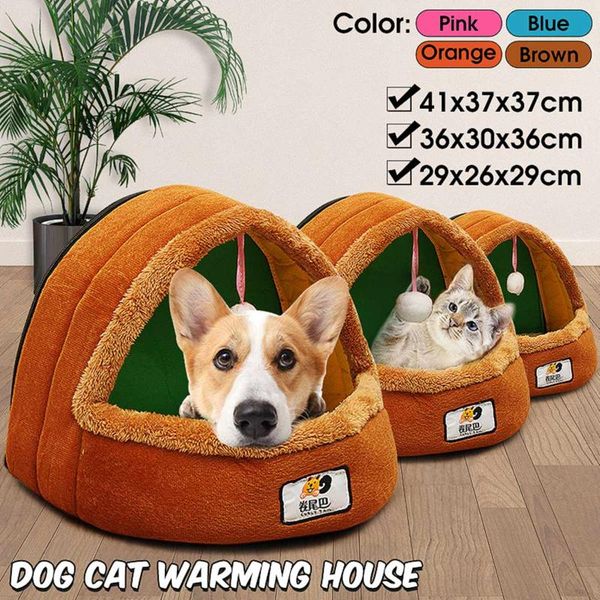 

dog house dog bed foldable cat house small pet bed tent cat kennel indoor portable trave pet nest