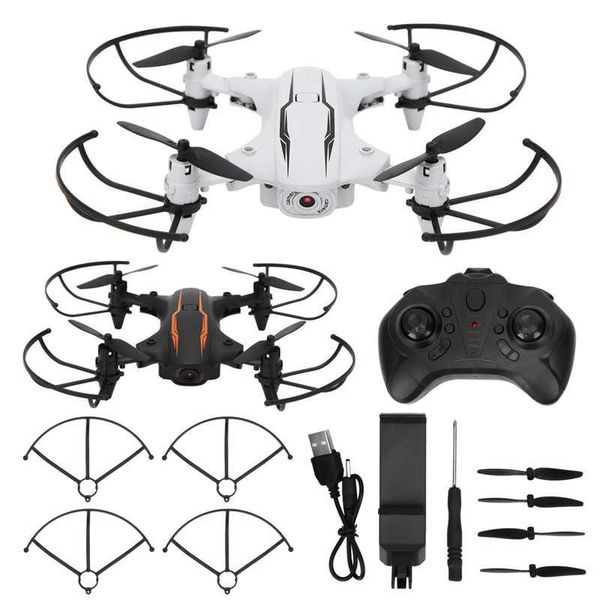 

drones mini folding drone wifi real-time transmission 4k high definition camera 4ch remote control programming toy