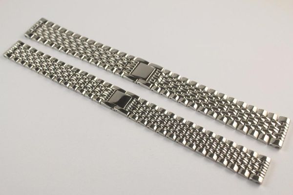 

watch bands 19mm t109410 parts male solid stainless steel bracelet strap 15mm t109210 female watchbands for t109610a, Black;brown