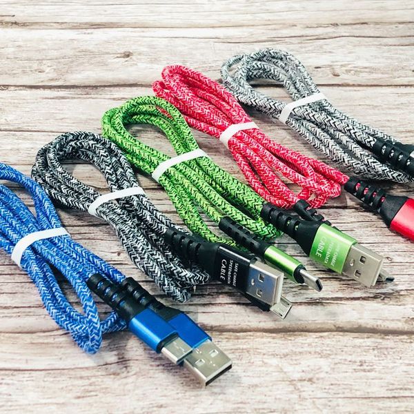 

micro usb cable for samsung s7 s10 xiaomi fast charging data cord usb charger wire mobile phone cable for type c