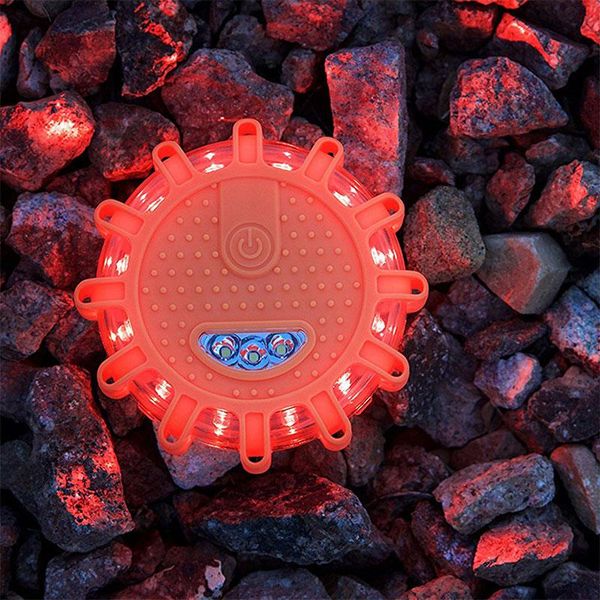 

emergency lights portable led car signal lamp strobe warning light road rescue safety flashing magnetic beacon