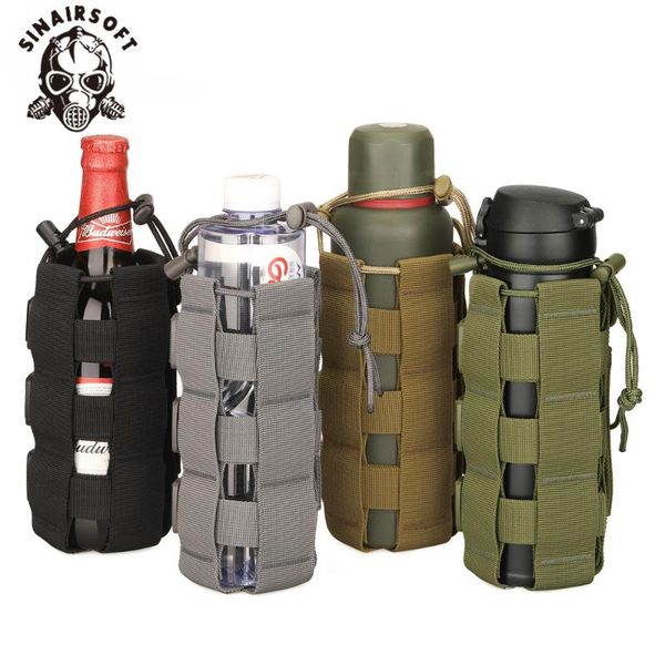 

stuff sacks 0.3l-0.8l tactical molle water bottle pouch nylon military canteen cover holster outdoor travel kettle bag with system
