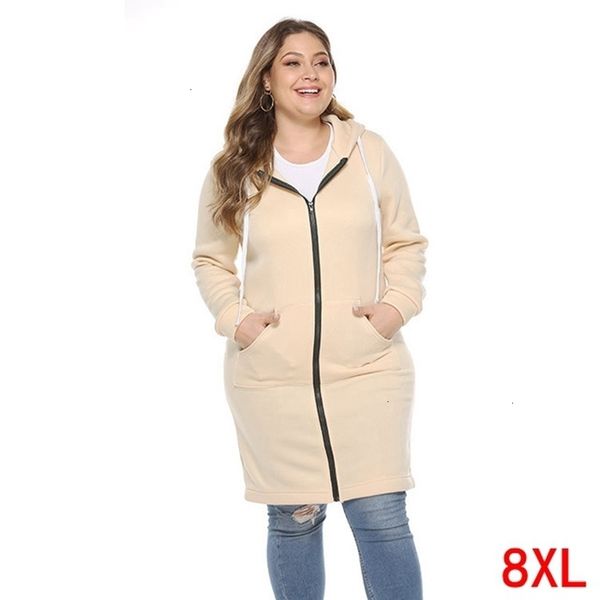 

plus size big 5xl 6xl 7xl 8xl bust 132cm large size women's hoodie autumn and winter long-sleeved loose large size sweatshirt t191118, Black