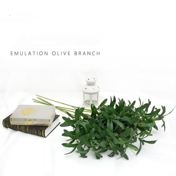 

simulation olive branch 10 forks branch leaf simulation plant diy home wedding party decoration ing