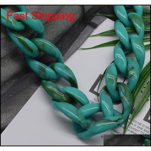 

60cm big size diy acrylic resin chain bag strap handbag plastic strap fashion colorful women bag ac qyltev beauty888, Silver