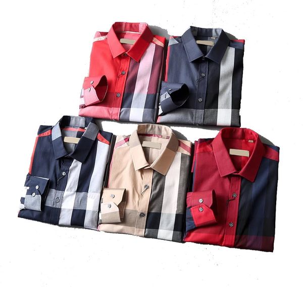 

2021 luxurys designers dress shirt men swear fashion a society black men solid color business casual mens long sleeve -3xl#15, White;black