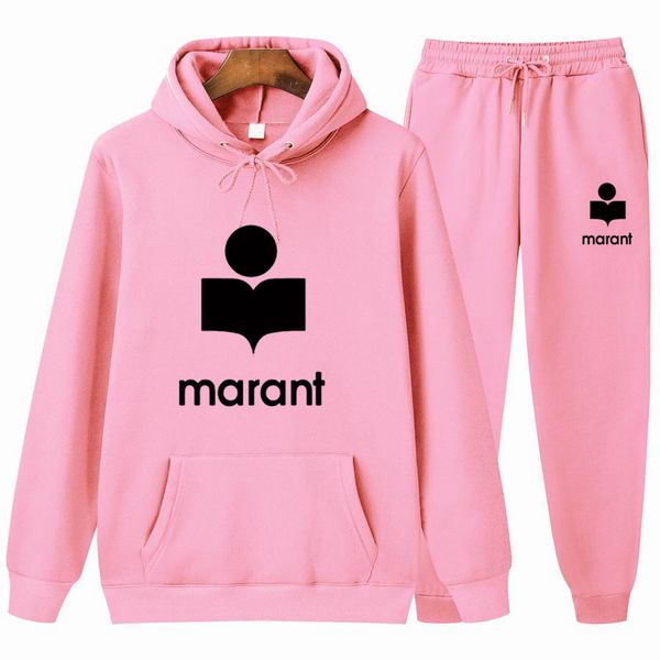 

men's marant sweatshirt autumn spring cloth interting hoodie casual sweater wo set sportswear men's wear, Gray