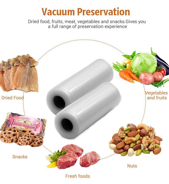 

food savers & storage containers vacuum bags duty 2 rolls