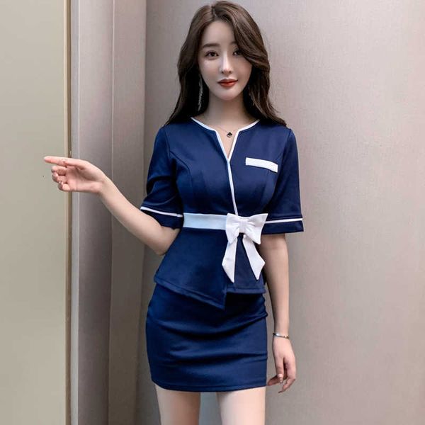 

luxury evening dress style temperament path therapy shop skirt is thin covers the belly two-piece suit for and foot bathing work, Black;gray