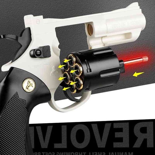 

23small moon left wheel soft bullet metal small gun toy simulation shell throwing can launch props boy hand grab model