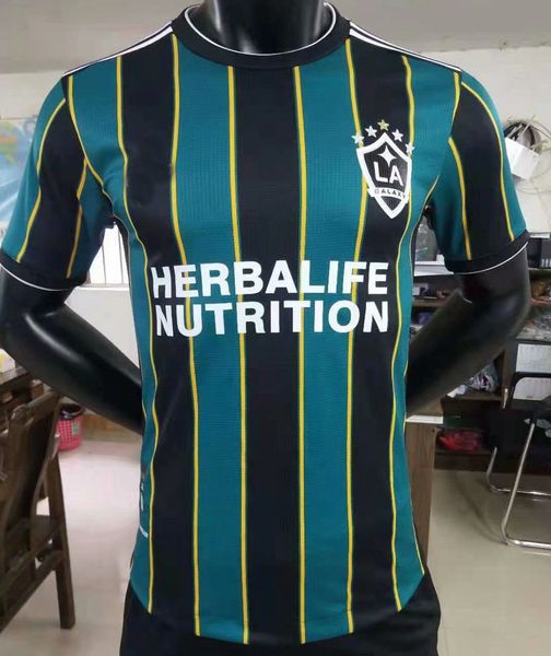 

2021 2022 miami cf la galaxy los angeles fc red kaku player version soccer jerseys vela chicharito beckham 21 22 mls football player shirt, Black;yellow