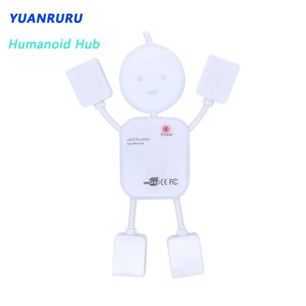 

hubs humanoid splitter usb hub 2.0 multi use power adapter 4 port multiple expander for pc