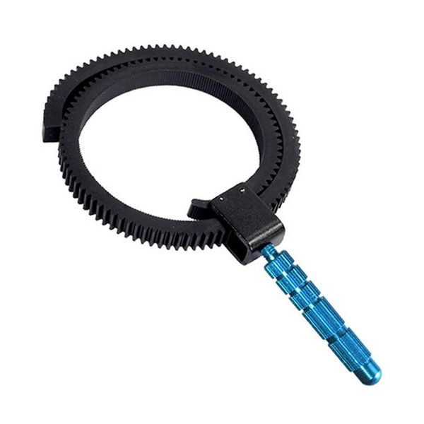 

rubber follow focus ring gear belt with plug in aluminum alloy for slr cameras digital dslr camcorder camera