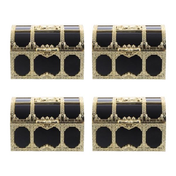 

gift wrap 12pcs decorative pirate storage box golden treasure chests