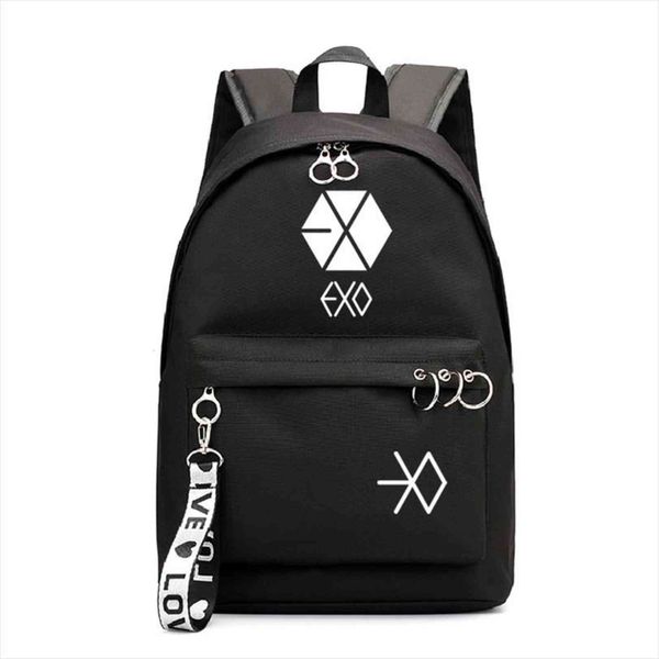 

exo bag teens boys girls school backpack fashion casual style lapbackpacks mochila