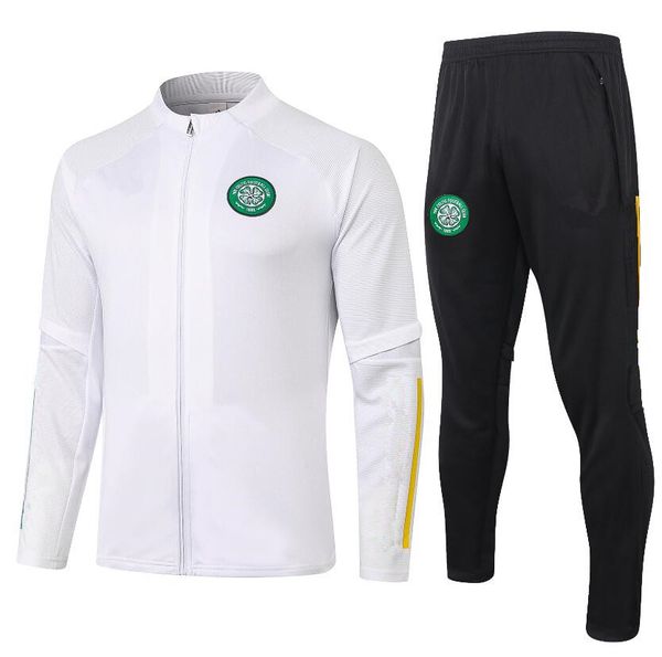 

20 21 celtic soccer jacket tracksuit set survetement 2020 2021 brown griffiths mcgregor christie football jackets training suit jogging, Black