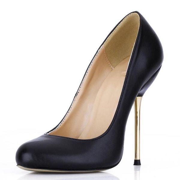

dress shoes sdtrft women crossdresser pointed toe party dance pumps 12cm thin high heel stiletto eur:35-42 43 zapatos de mujer, Black