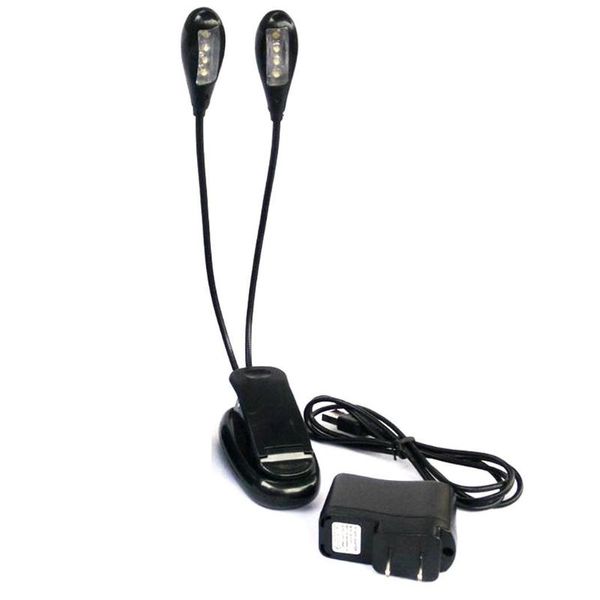 

book lights home eye protection soft light led double-bar 0.1kg reading kit black lamp bedside