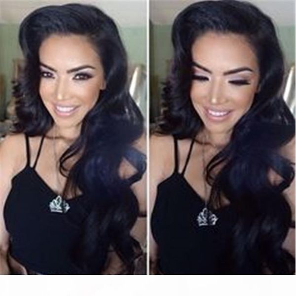 

mink brazilian hair 3 bundles body wave peruvian malaysian indian human hair weave unprocessed human hair ing, Black;brown