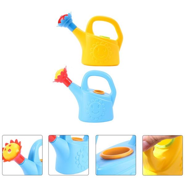 

watering equipments 2pcs pot kids water beach sand toys bathtub